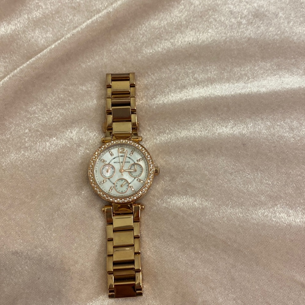 Michael Kora rose gold watch